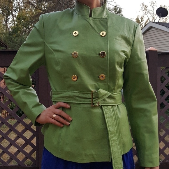 TERRY Lewis leather blaizer - Picture 3 of 8